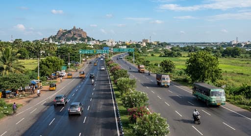 Chennai to Trichy taxi route