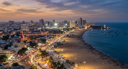 Salem to Chennai taxi route
